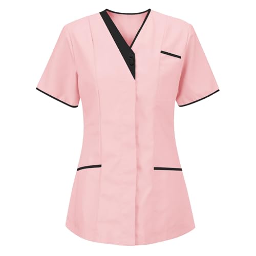 Kasacks Damen Pflege, Medizinische Berufskleidung, Schlupfkasack Damen, Arbeitskleidung Damen Pflegebekleidung mit Taschen Nurse Kasack Kittel Krankenpflegeuniform Medizin Laborkittel für Frauen Kasacks Damen Pflege, Medizinische Berufskleidung, Schlupfkasack Damen, Arbeitskleidung Damen Pflegebekleidung mit Taschen Nurse Kasack Kittel Krankenpflegeuniform Medizin Laborkittel für Frauen von Komiseup