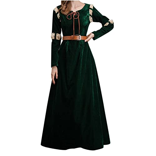 Komiseup Armegrün Samtkleid Damen Halloween Gothic Kleid Mittelalter Viktorianischen Königin Abendkleid Vintage Renaissance Partykleid Hohe Tail Regency Kleid Karneval Cosplay Maskerade Cocktailkleid Komiseup Armegrün Samtkleid Damen Halloween Gothic Kleid Mittelalter Viktorianischen Königin Abendkleid Vintage Renaissance Partykleid Hohe Tail Regency Kleid Karneval Cosplay Maskerade Cocktailkleid von Komiseup