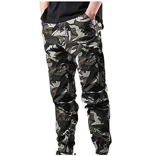 Komiseup Jogginghose Herren Baggy Camouflage Hose Männer Stretch Sweatpants Sporthose Jogginghose Jogger Trainingshose Slim Fit Casual Chino Pants von Komiseup