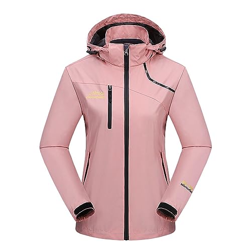 Komiseup Regenjacke Damen Wasserdicht Atmungsaktiv, Softshelljacke Damen, Winterjacke Damen, Damen Winter Warm übergangsjacke Windbreaker Sweatjacke Funktionsjacke Sportjacke Outdoorjacke Skijacke Komiseup Regenjacke Damen Wasserdicht Atmungsaktiv, Softshelljacke Damen, Winterjacke Damen, Damen Winter Warm übergangsjacke Windbreaker Sweatjacke Funktionsjacke Sportjacke Outdoorjacke Skijacke von Komiseup