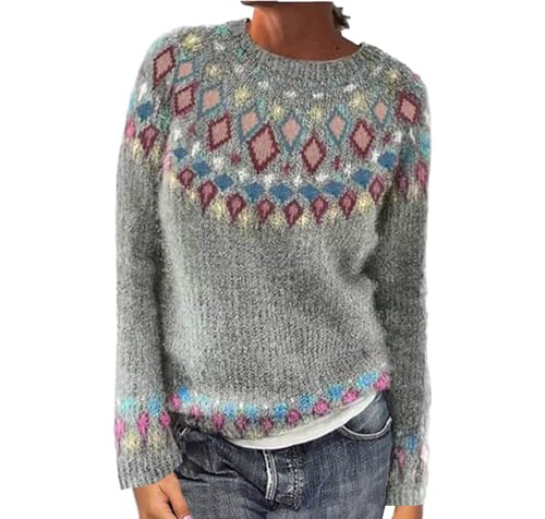 Norweger Pullover Damen Winter Warm Strickpullover Kaschmir Grobstrick Pulli Vintage Norwegermuster Winterpullover Winter Wollpullover Black Strickpulli Friday Ugly Christmas Sweater Bunt Strickwaren Norweger Pullover Damen Winter Warm Strickpullover Kaschmir Grobstrick Pulli Vintage Norwegermuster Winterpullover Winter Wollpullover Black Strickpulli Friday Ugly Christmas Sweater Bunt Strickwaren von Komiseup