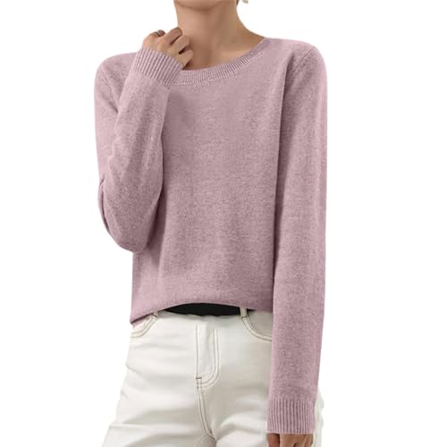 Pullover Damen Dünne Merino Shirt Leichte Strickpullover V-Ausschnitt Langarm Winterpulli Warm Gefütterte Winterpullover Basic Plüsch Langarmshirt Herbst Winter Sweaters Lässig Strick Wollpullover Pullover Damen Dünne Merino Shirt Leichte Strickpullover V-Ausschnitt Langarm Winterpulli Warm Gefütterte Winterpullover Basic Plüsch Langarmshirt Herbst Winter Sweaters Lässig Strick Wollpullover von Komiseup
