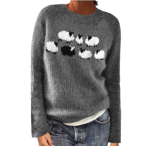 Pullover Damen Winter Rundhals Strickpullover Colorblock Herbstpulli Stilvolle Slim Fit Gestreift Sweater Bequem Warm Strickpulli Langarm Strickwaren Black Pulli Friday Jumpers Feinstrickpullover Pullover Damen Winter Rundhals Strickpullover Colorblock Herbstpulli Stilvolle Slim Fit Gestreift Sweater Bequem Warm Strickpulli Langarm Strickwaren Black Pulli Friday Jumpers Feinstrickpullover von Komiseup
