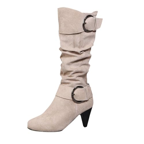 Winterstiefel Damen Oktoberfest Wildleder Stiefeletten kniehohe Cowboystiefel Trachten Westernstiefel Halbhoch Halbstiefel Bequeme Schlupfschuhe Absatz Einfarbig Damenstiefel Winter Übergangsstiefel Winterstiefel Damen Oktoberfest Wildleder Stiefeletten kniehohe Cowboystiefel Trachten Westernstiefel Halbhoch Halbstiefel Bequeme Schlupfschuhe Absatz Einfarbig Damenstiefel Winter Übergangsstiefel von Komiseup