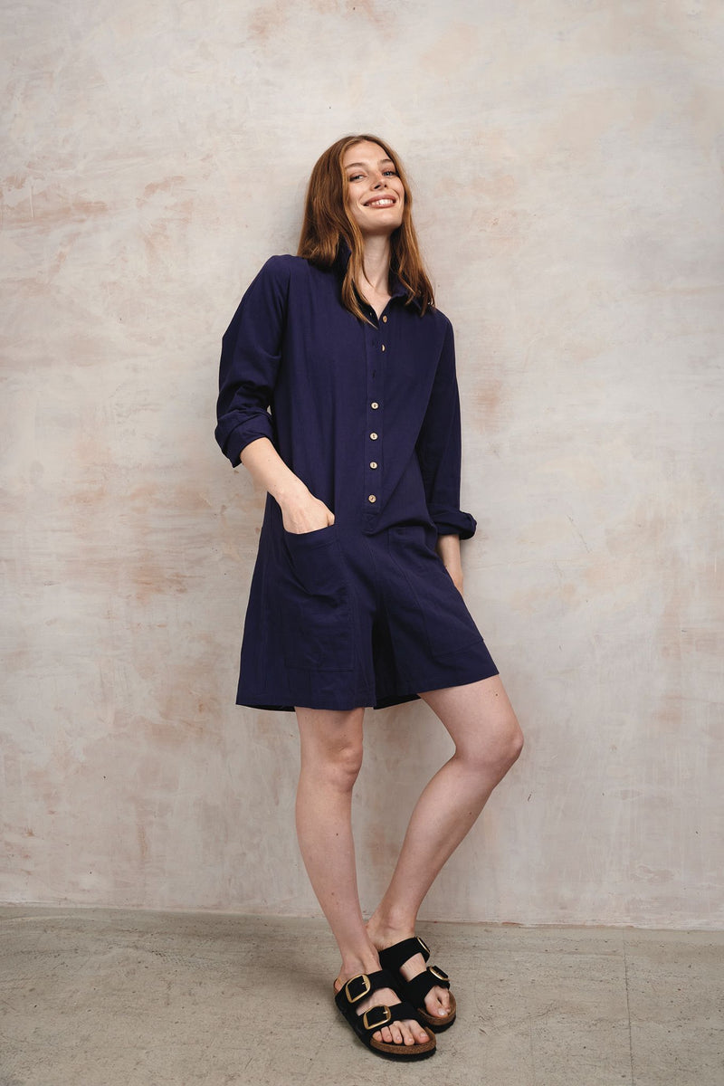Musselin Langarm-Jumpsuit Modell: Tiff Musselin Langarm-Jumpsuit Modell: Tiff von Komodo