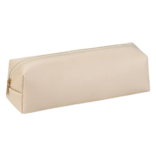 Tragbare Schreibwaren-Tasche, Aesthetic Pencil Case, Mäppchen Lehrer, Ragbare Reise Make Up Tasche, Wasserdichter Lede-Organizer, Kosmetik-Organizer-Tasche für Student von Komoke