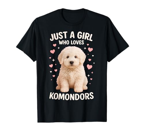 Nur EIN Mädchen, das Komondor liebt T-Shirt Nur EIN Mädchen, das Komondor liebt T-Shirt von Komondor Dog