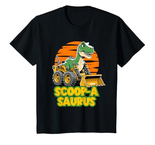 Kinder Kompaktlader Skid Steer Operator Scoop A Saurus T-Shirt Kinder Kompaktlader Skid Steer Operator Scoop A Saurus T-Shirt von Kompaktlader Skid Loader Operator