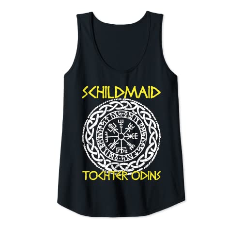 Damen Schildmaid Odin Wikinger Tochter Tank Top Damen Schildmaid Odin Wikinger Tochter Tank Top von Kompass Runen Mythologie Geschenk