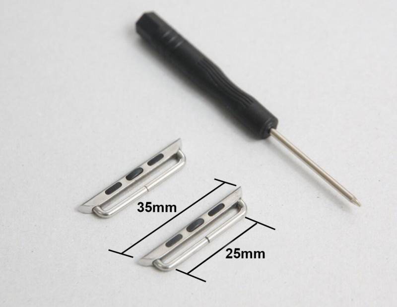Apple Watch Armband Adapter Kit 45 Mm/ 44 Mm Edelstahl von KonceptStudios
