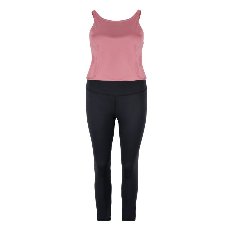 Jumpsuit Active Schwarz mit Blush Jumpsuit Active Schwarz mit Blush von Konekto
