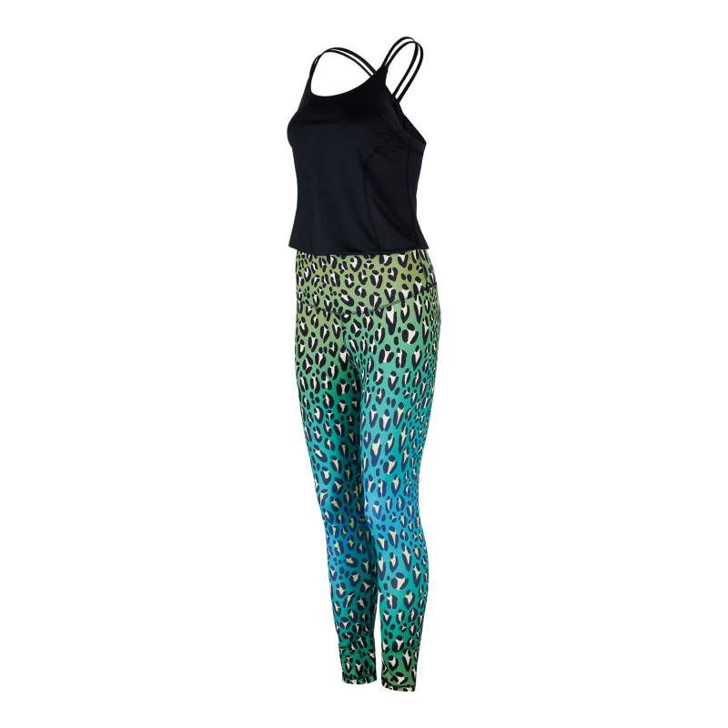 Jumpsuit Motion Safari Green mit Schwarz Jumpsuit Motion Safari Green mit Schwarz von Konekto