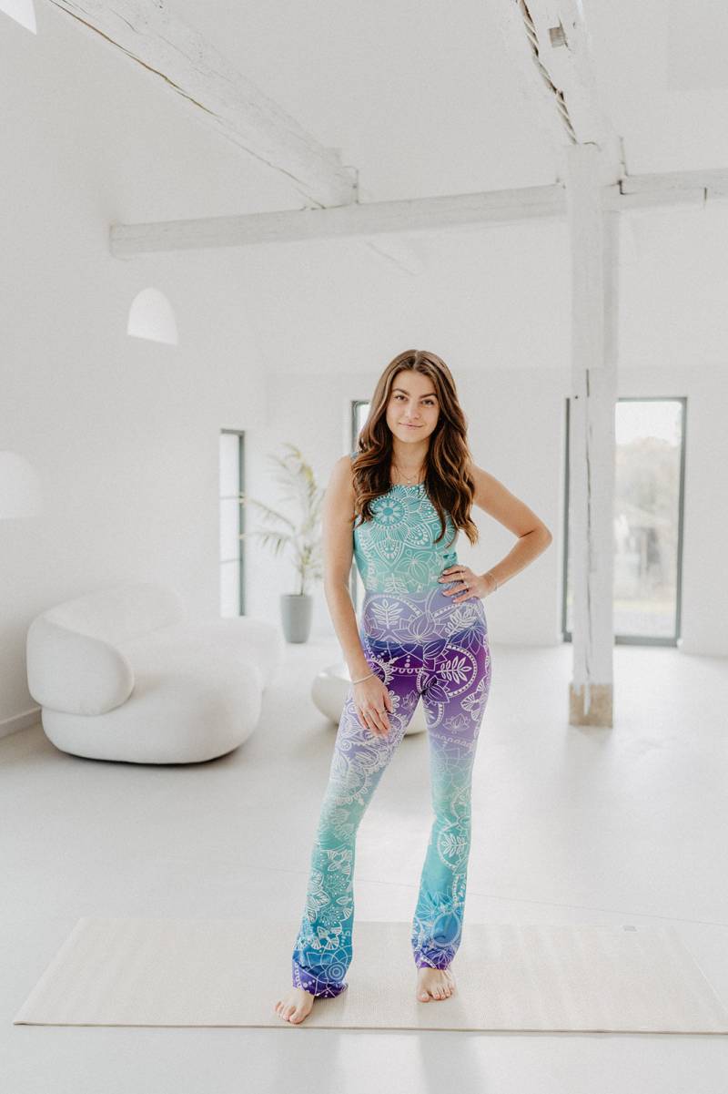 Jumpsuit Flow Mandala Aqua von Konekto