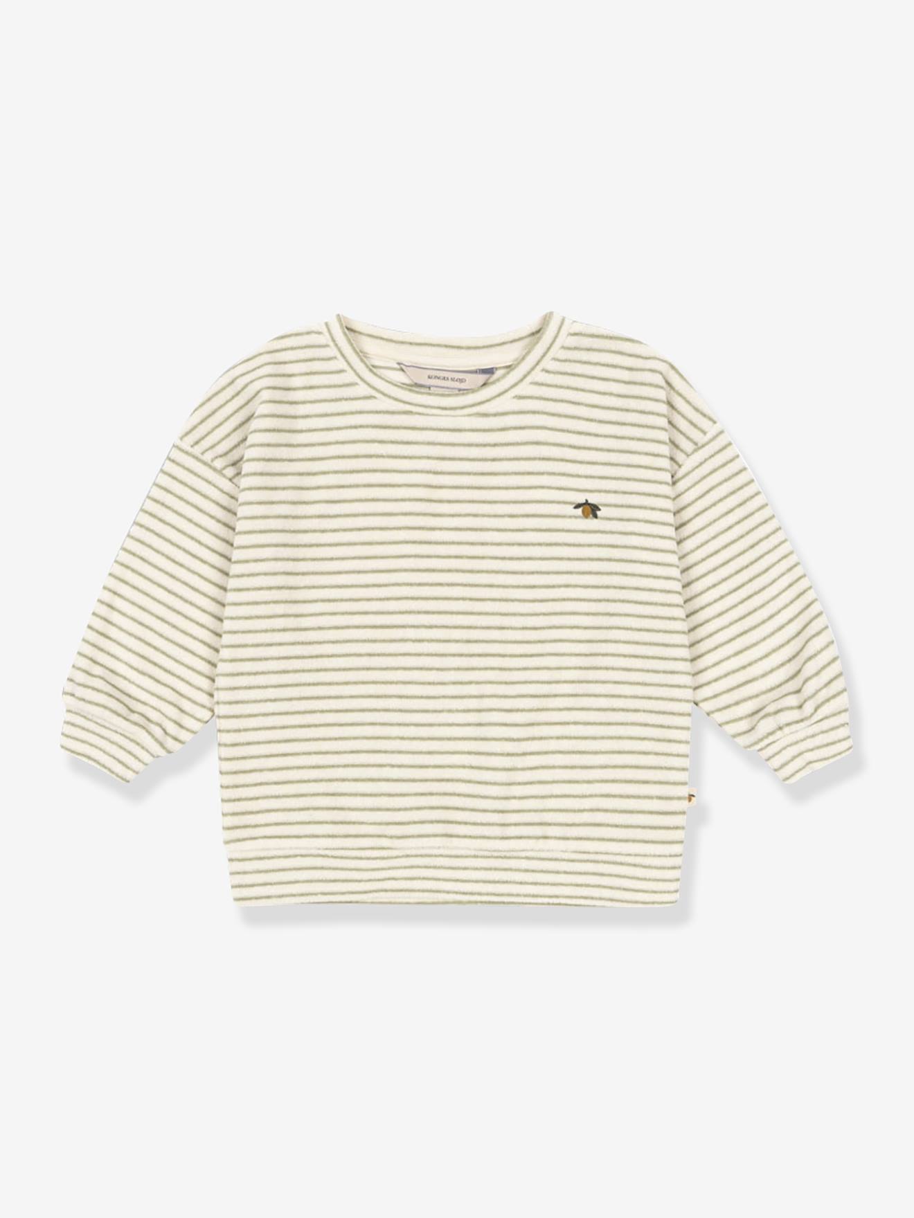 Gestreiftes Sweatshirt aus Ftee ITTY Baby Konges Sløjd von Konges Slojd