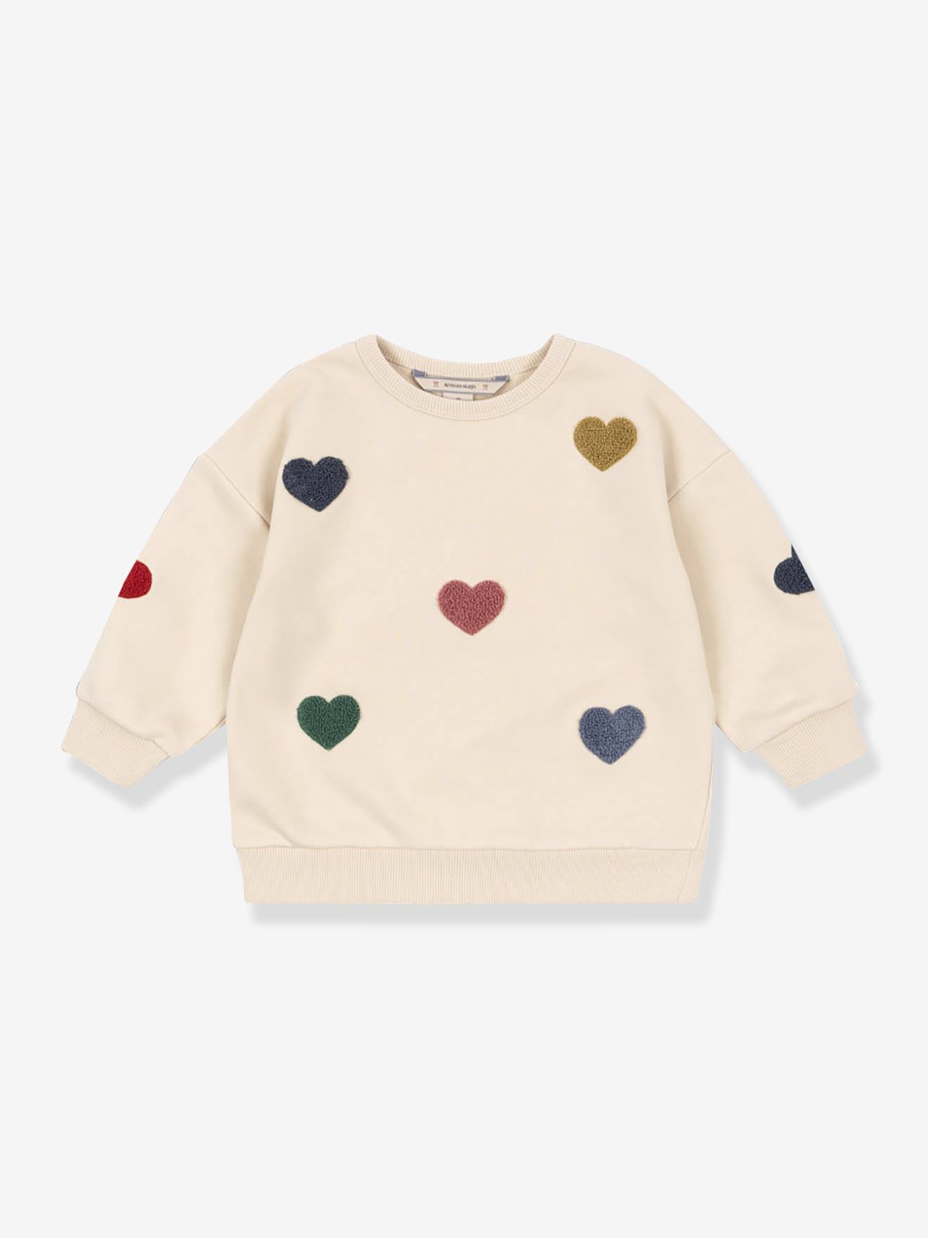 Sweatshirt Lou mit Herzmotiven für Kinder von Konges Slojd