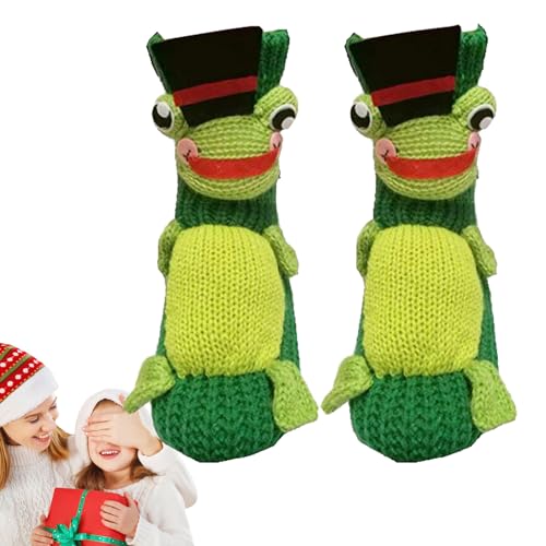 3D-Weihnachtssocken,Gemütliche Socken mit Weihnachtsthema | Warme 3D-Wintersocken für Männer, Pinguin, bequeme Thermo-Schlafsocken, Hirschgriffsocken, Slipper-Socken, Geschenke für Frauen Kongou von Kongou