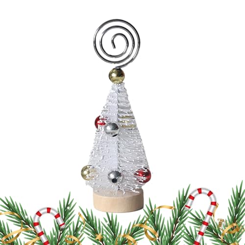 Weihnachtsbaum-Notizhalter | Desktop-Fotohalter mit Tannennadel-Design | Kartenpräsentationszubehör für Esstisch, Couchtisch, Nachttisch, Schlafsaal, Arbeitstisch Kongou von Kongou