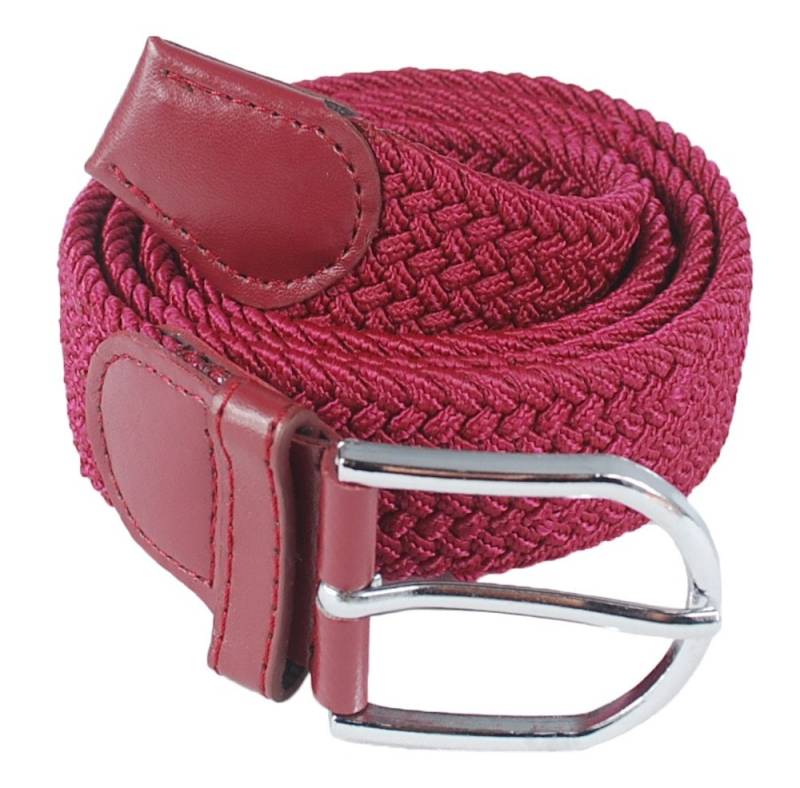 Kongs Flechtgürtel Elastischer Gürtel 105cm dehnbar bis 120 cm unisex Metallschnalle elastisch von Kongs