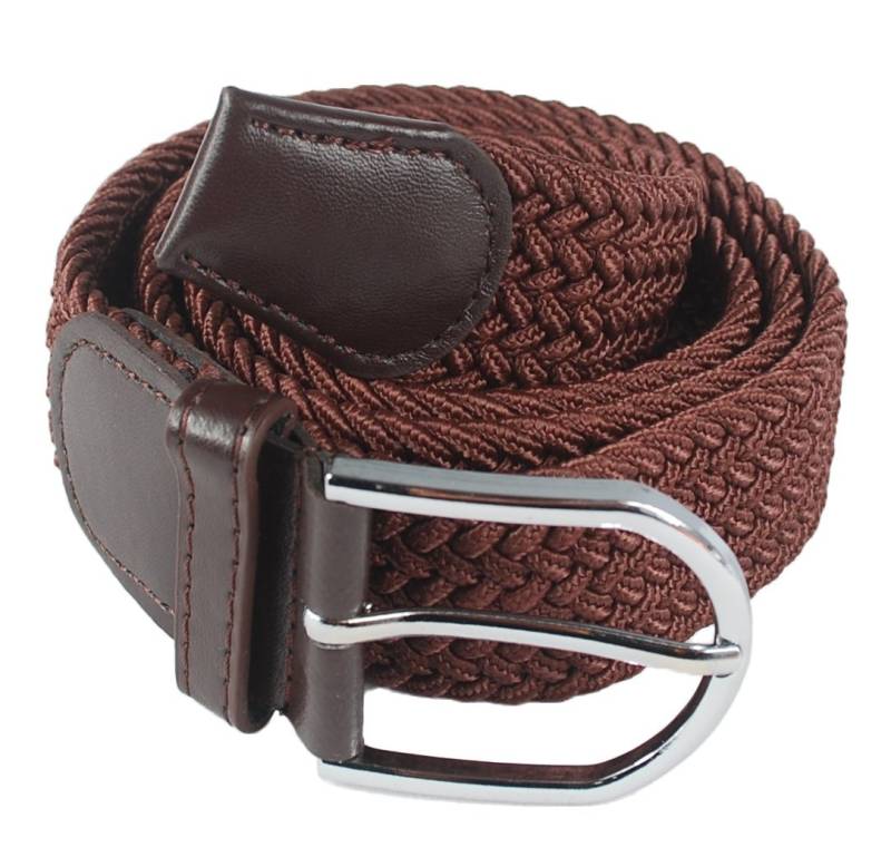 Kongs Flechtgürtel Elastischer Gürtel Unisex Übergröße Lederimitatdetails Metallschnalle elastisch 105cm 120cm 130cm 140cm 150cm 170cm von Kongs