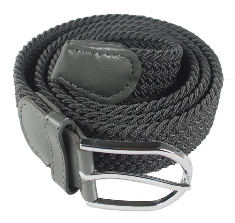 Kongs Flechtgürtel Elastischer Gürtel Unisex Übergröße Lederimitatdetails Metallschnalle elastisch, 105cm 120cm 130cm 140cm 150cm 170cm 180cm 190cm von Kongs