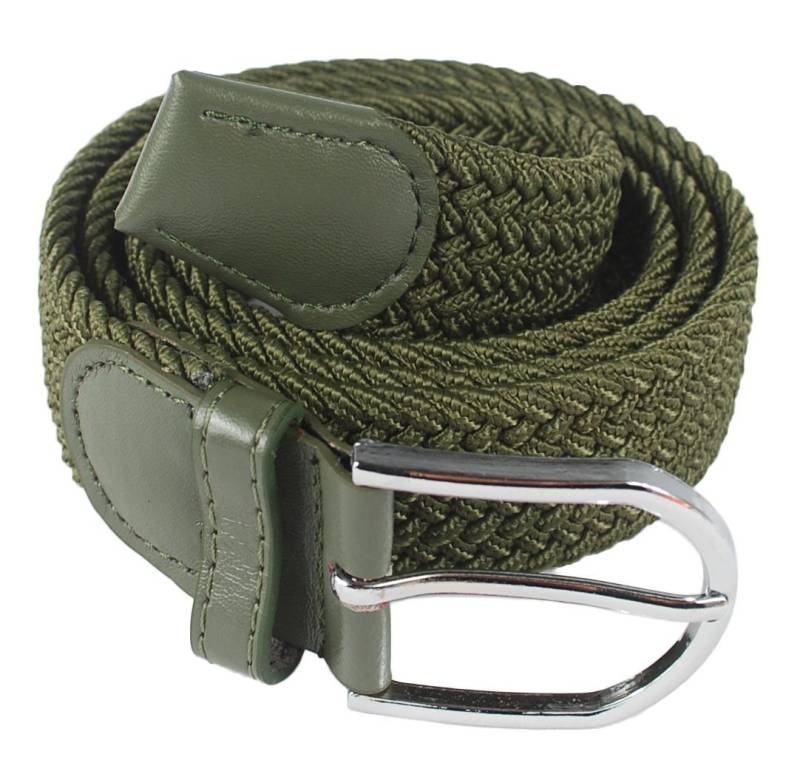 Kongs Flechtgürtel Elastischer Gürtel Unisex Übergröße Lederimitatdetails Metallschnalle elastisch 105cm 120cm 130cm 140cm 150cm 170cm von Kongs