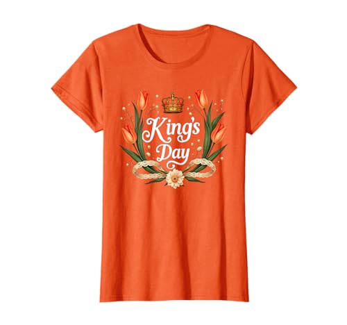 Koningsdag Niederlande 2025 Krone Lustige Könige Tag Frauen T-Shirt Koningsdag Niederlande 2025 Krone Lustige Könige Tag Frauen T-Shirt von Koningsdag Women Amsterdam King's Day
