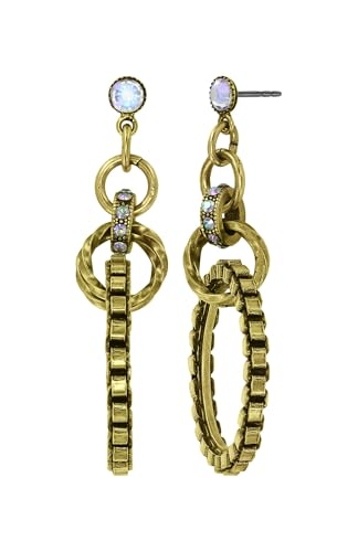 KONPLOT Ohrringe Steckverschluss Rings & Rhythm Messing antik Messing von Konplott