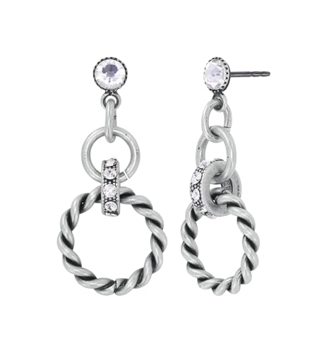 KONPLOT Ohrringe Steckverschluss Rings & Rhythm Silber antik Silber von Konplott