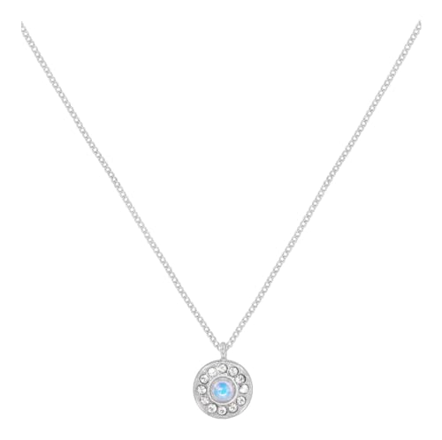 Konplott: Kette/Anhänger Spell on You shinny silver, kleiner moderner Entourage-Anhänger in hochglanzpoliert, für Damen/Frauen (weiß) von Konplott