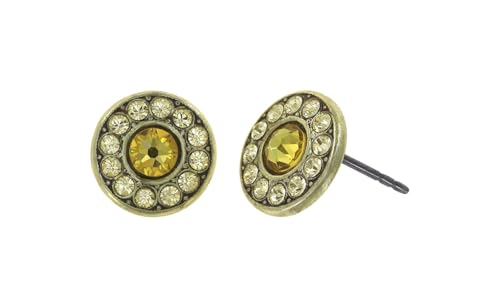 Konplott: Ohrstecker Spell on You yellow, runde Entourage-Ohrstecker mit Kristallsteinen in hellgelb, für Damen/Frauen Konplott: Ohrstecker Spell on You yellow, runde Entourage-Ohrstecker mit Kristallsteinen in hellgelb, für Damen/Frauen von Konplott