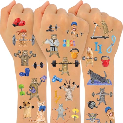 Konsait Katze und Hund Tattoos, 12 Blätter Glitter temporäre Tattoos Kinder gefälschte Tattoos vorübergehend für Jungen und Mädchen Katze Party Favors Hund Geburtstag Party Supplies 72 Pcs Konsait Katze und Hund Tattoos, 12 Blätter Glitter temporäre Tattoos Kinder gefälschte Tattoos vorübergehend für Jungen und Mädchen Katze Party Favors Hund Geburtstag Party Supplies 72 Pcs von Konsait