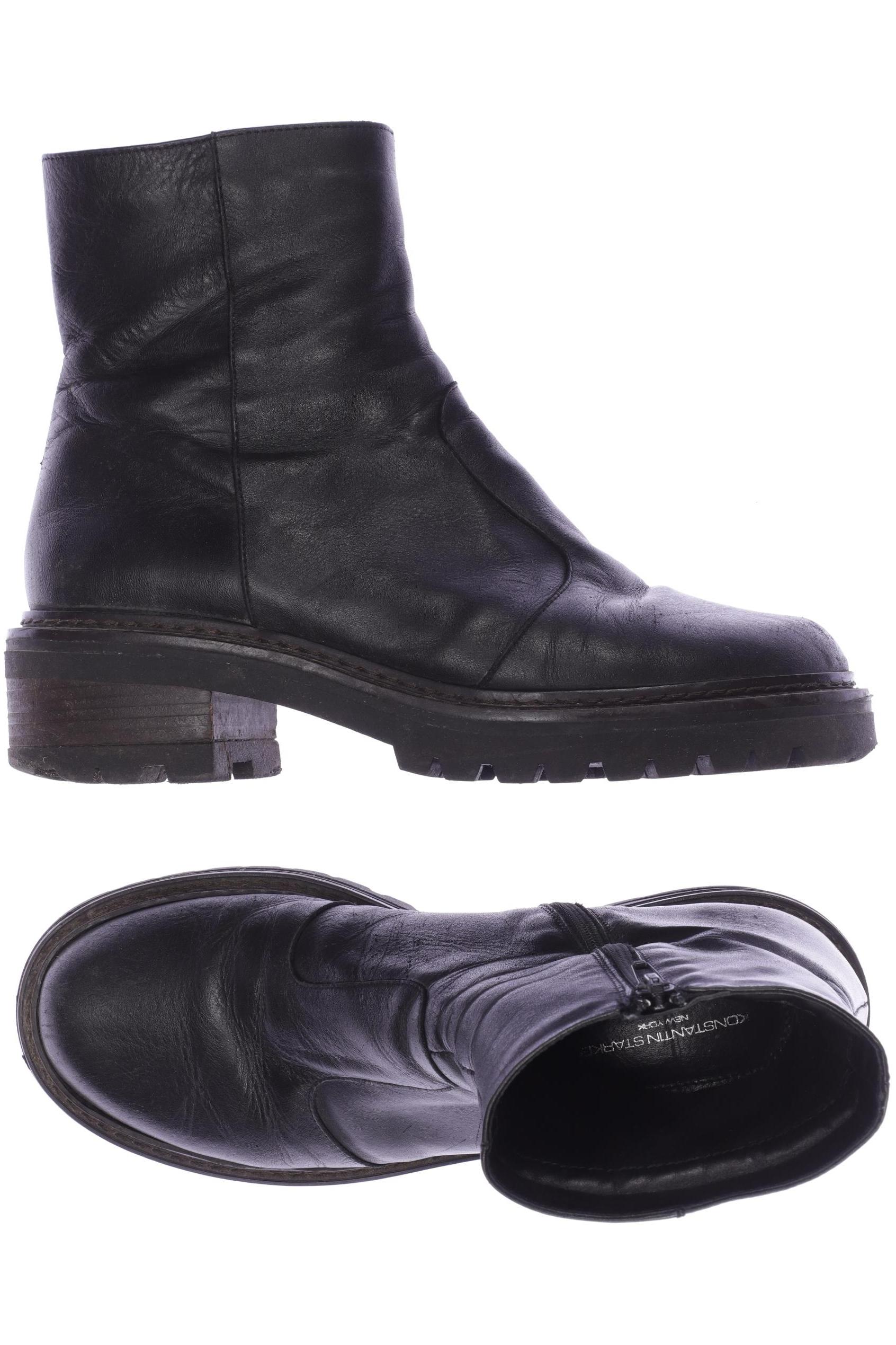 Konstantin Starke Damen Stiefelette, schwarz, Gr. 40 von Konstantin Starke