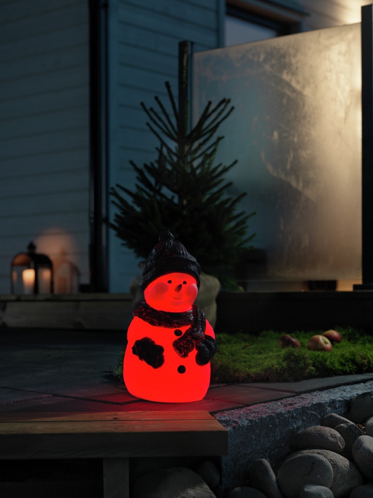 KONSTSMIDE LED Dekofigur "Kunststoffschneemann, Weihnachtsdeko aussen" von Konstsmide