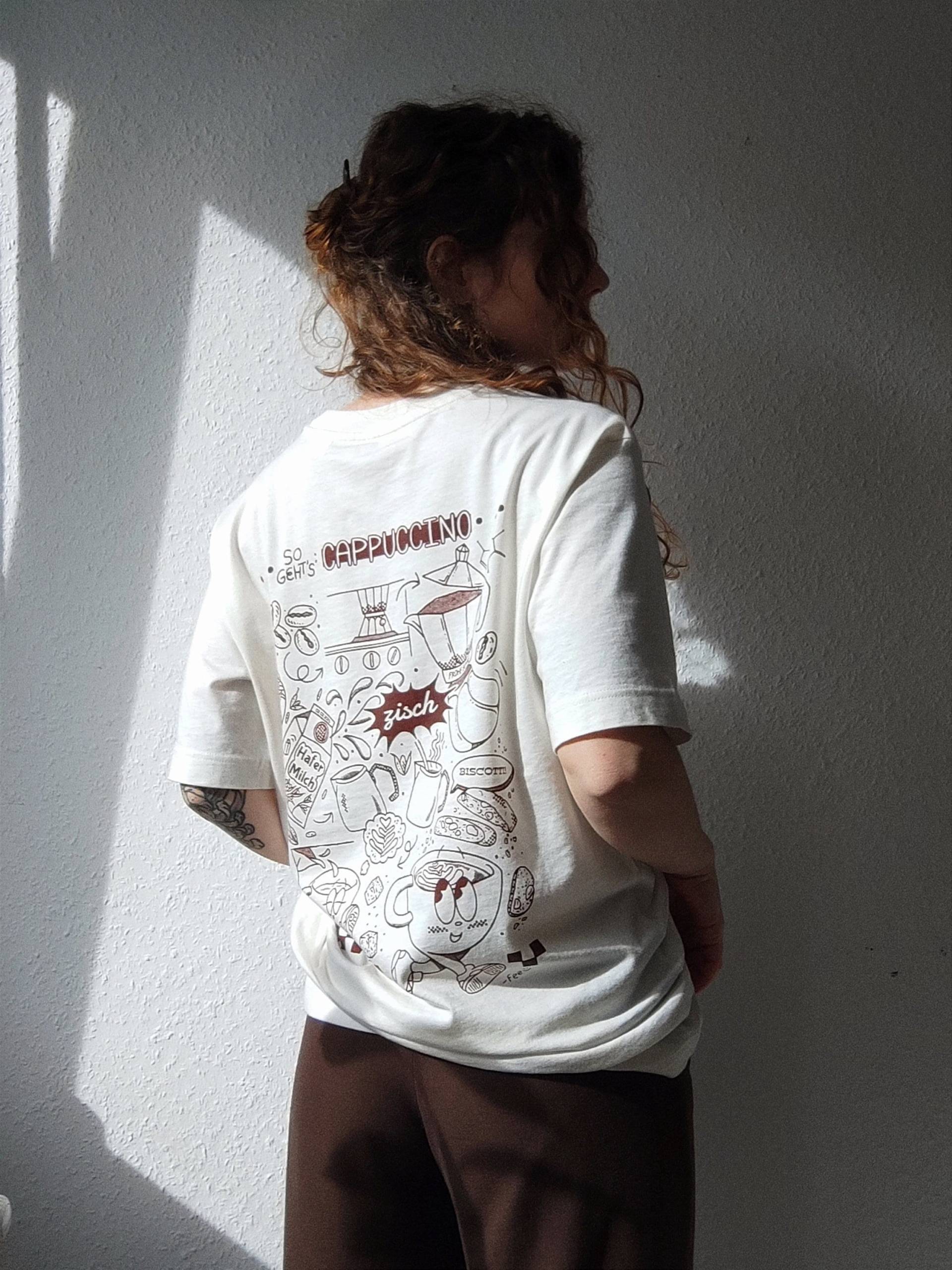 Cappuccino | Retro Cartoon T-Shirt Unisex Oversized Cappuccino | Retro Cartoon T-Shirt Unisex Oversized von Koohls