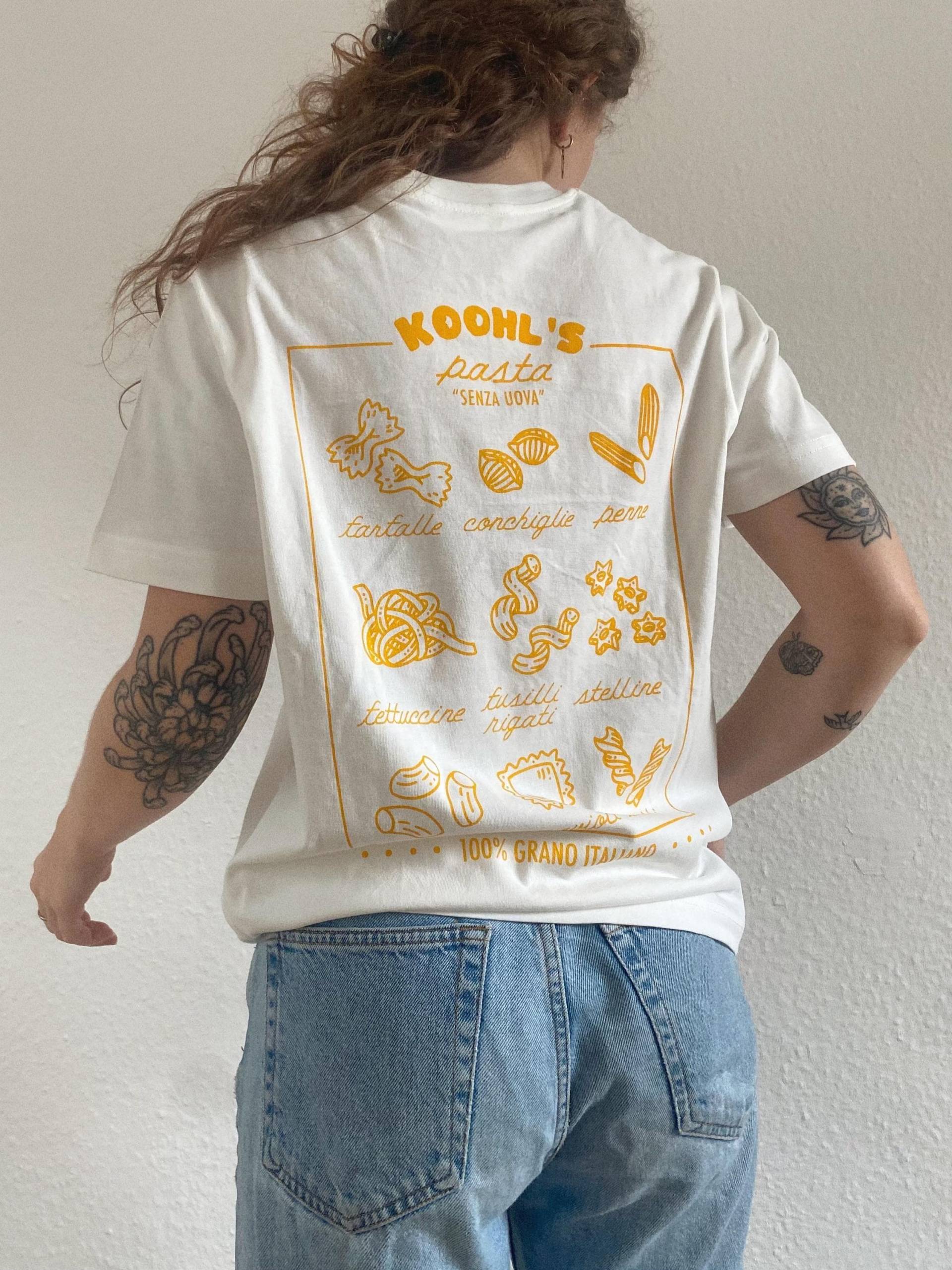 Pasta | Retro T-Shirt Unisex Oversized Pasta | Retro T-Shirt Unisex Oversized von Koohls