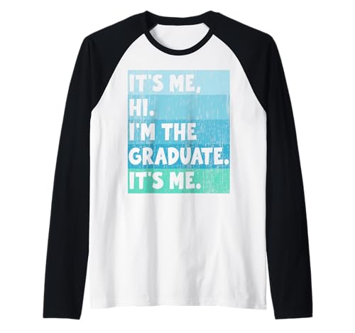 It's me Hi I'm the GRADUATE It's me. Mädchen Jungen Kurzarm Raglan von Kool Designs for New Graduates