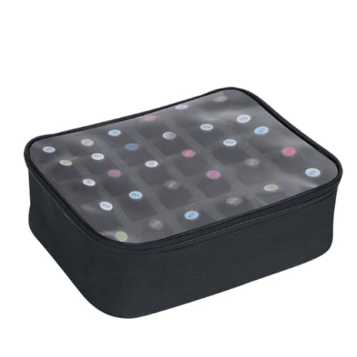 Koolenry Organizer-Beutel für Nagellack Hält 30 Flaschen (15 Ml-0,5fl. Oz) Multifunktionales Nagellack Gehäuse von Koolenry