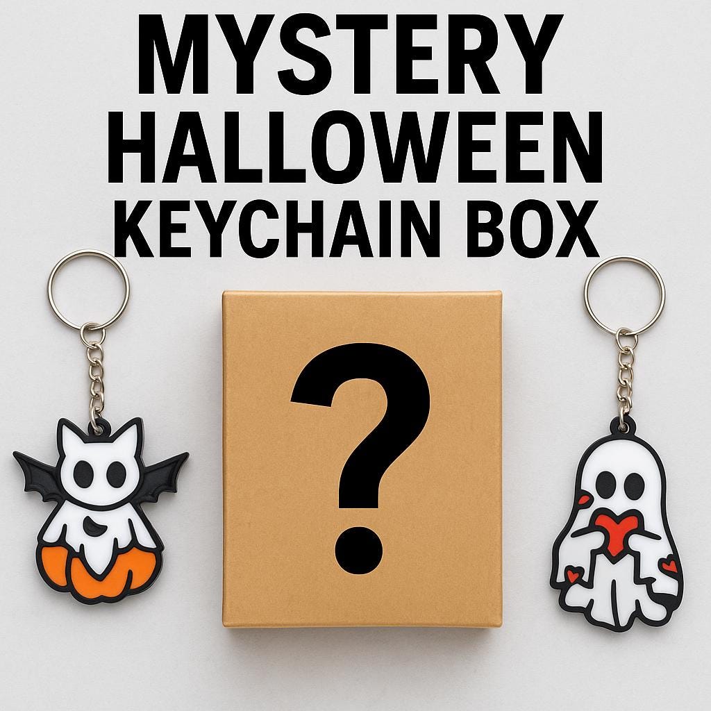 Halloween Mystery Box - 2x Geist Schlüsselanhänger | Überraschung, 3D-Gedruckt Halloween Mystery Box - 2x Geist Schlüsselanhänger | Überraschung, 3D-Gedruckt von KoopryCut
