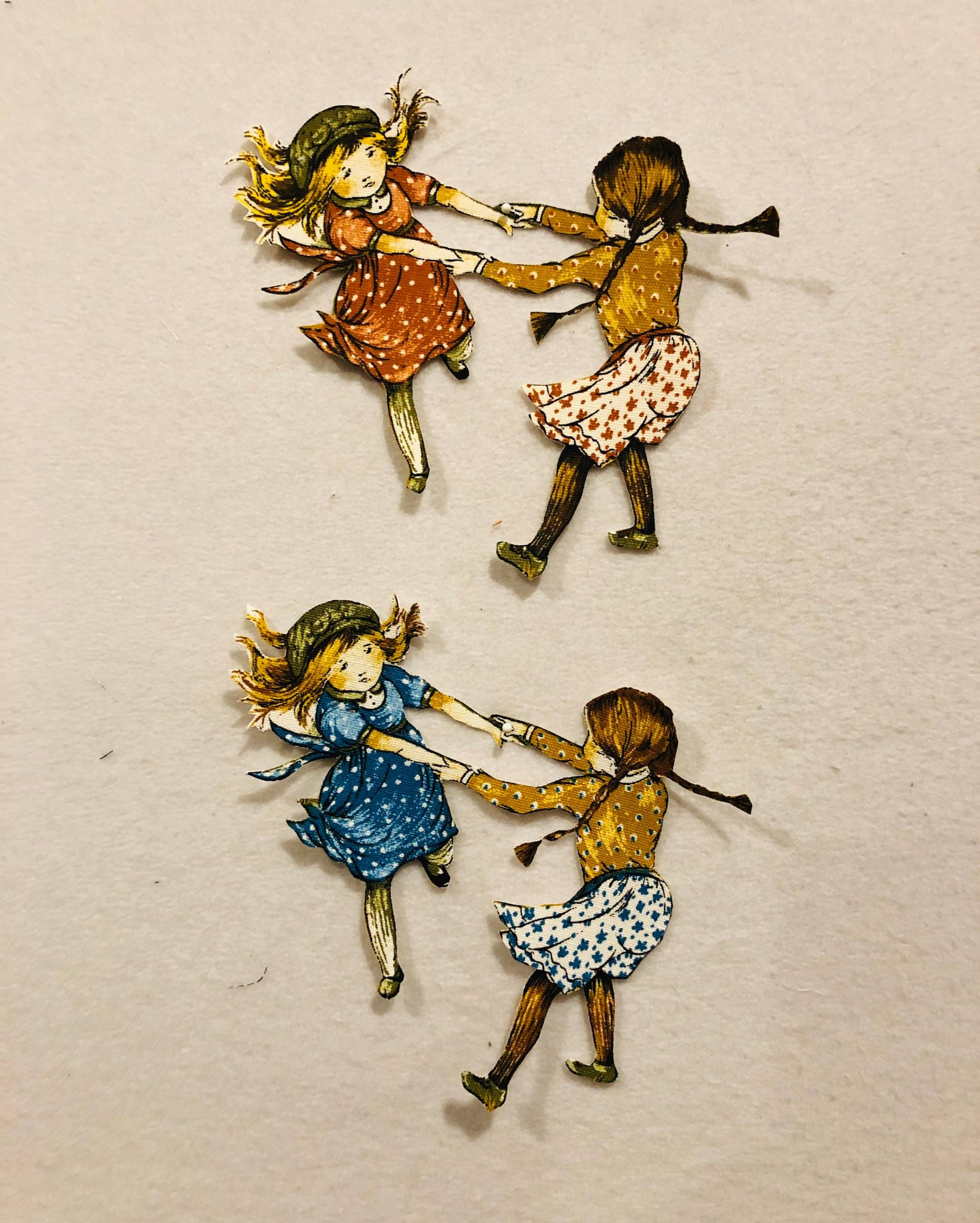 Vintage Holly Hobbie Ring Rund Um Die Rosie Aufbügeln Applikationen - Farbwahl Blau Oder Rost Vergriffen von KoopsKountryKalico