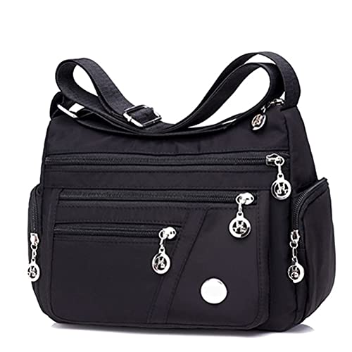 Koowaa Womens Multi Pocket Casual Umhängetasche Größere Kapazität wasserdichte Nylon Umhängetasche Messenger Handtasche zum Einkaufen Wandern Täglicher Gebrauch Koowaa Womens Multi Pocket Casual Umhängetasche Größere Kapazität wasserdichte Nylon Umhängetasche Messenger Handtasche zum Einkaufen Wandern Täglicher Gebrauch von Koowaa