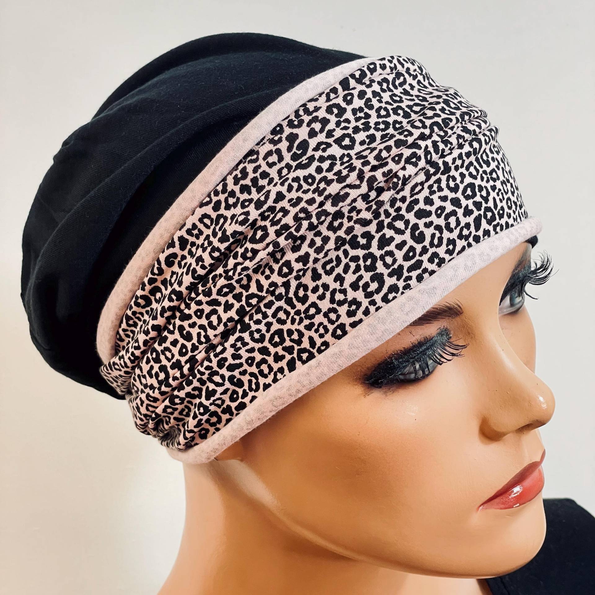 2-Tlg. Kombiset Beanie/Mütze + Stirnband Ideal Bei Chemotherapie Oder Als Chices Accessoire Chemo Mütze Kopftuch Krebs von KopfundKragen
