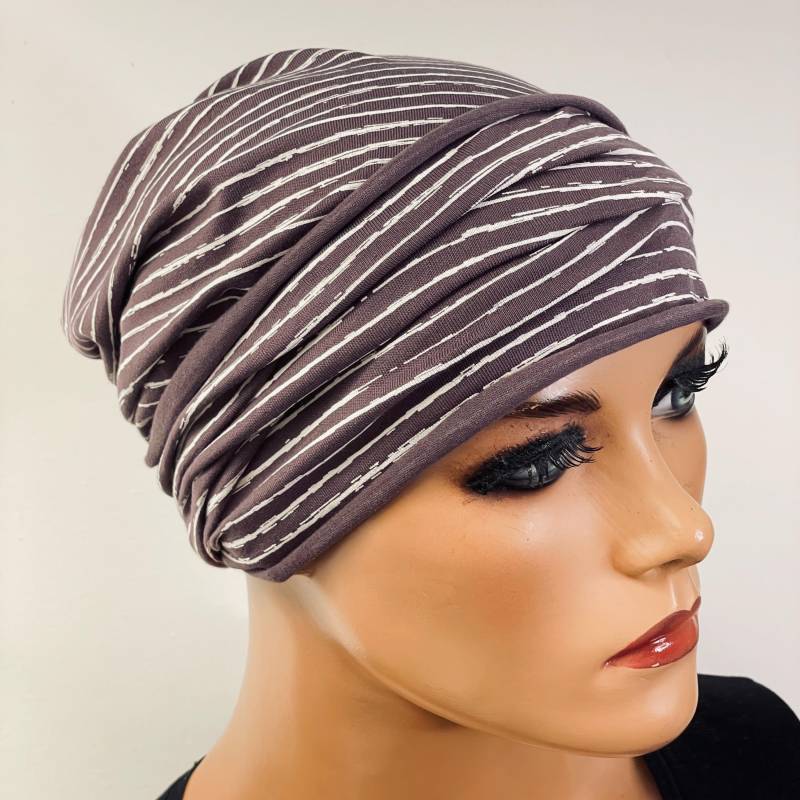 Bandana + Stirnband Ohne Binden Praktisch Bequem Chemomütze Kopfbedeckung Krebs Chemotherapie Turban Kopftuch Cancer Kappe von KopfundKragen