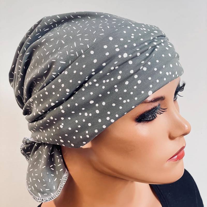 Bandana Ohne Binden + 1 Stirnband Bequem Chemo von KopfundKragen