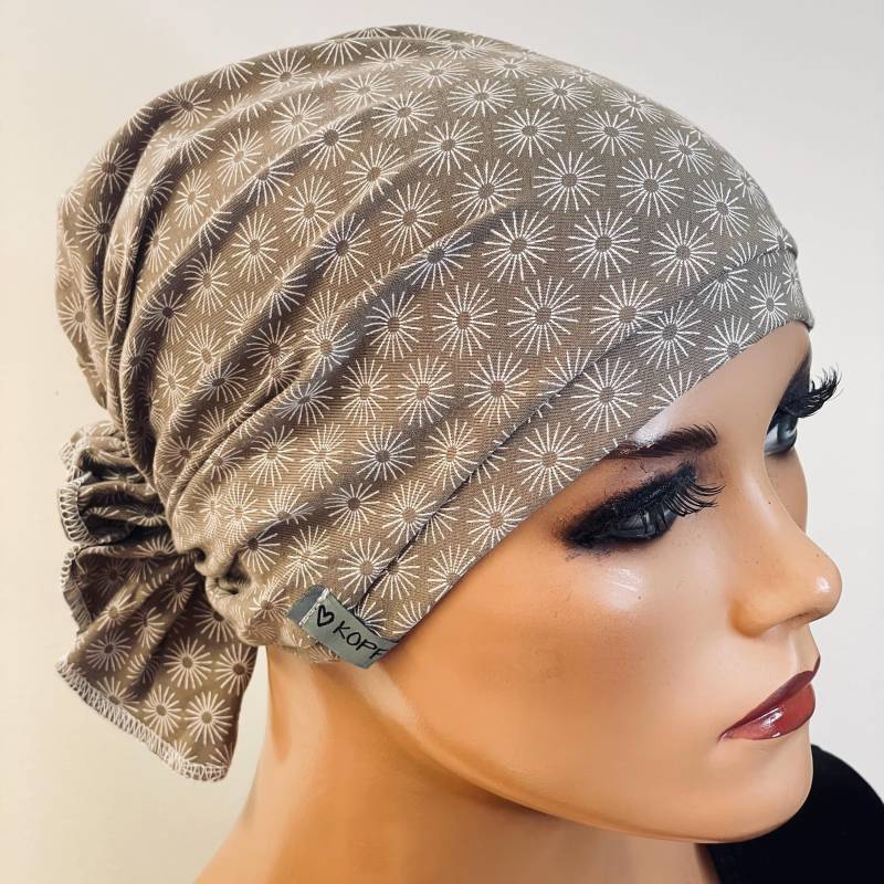 Bandana Ohne Binden Praktisch Bequem Chemomütze Kopfbedeckung Krebs Chemotherapie Turban Kopftuch Cancer Kappe Hut Mütze Chemo von KopfundKragen