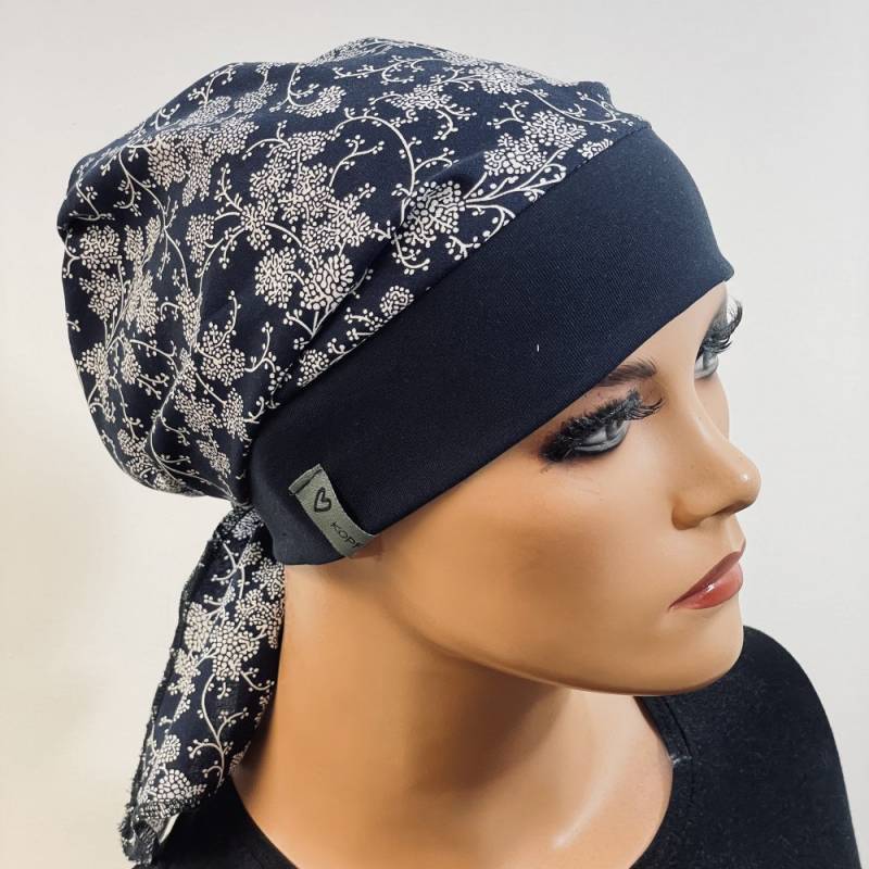 Kopftuch-Mütze Leicht Bequem Und Praktisch Chemomütze Chemokopftuch, Kopftuch Chemo, Kopfbedeckung Mütze Krebs von KopfundKragen