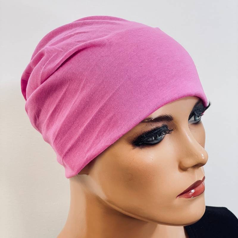 Nachtmütze Chemo Schlaf Mütze Chemomütze Chemokopfbedeckung Soft Cap von KopfundKragen