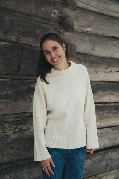 Kopyto BARIBAL - Damen Oversize Boxy Stickpullover aus Merino-wolle RWS- zertifiziert von Kopyto