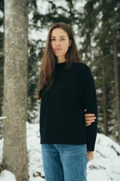 Kopyto BARIBAL - Damen Oversize Boxy Stickpullover aus Merino-wolle RWS- zertifiziert von Kopyto