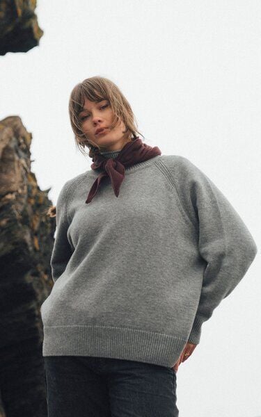 Kopyto BIRUANG Bandana Halstuch 100% Merinowolle RWS-Zertifiziert Ökologisch Unifarben von Kopyto