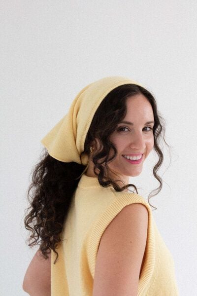 Kopyto BIRUANG Bandana Halstuch 100% Merinowolle RWS-Zertifiziert Ökologisch Unifarben von Kopyto